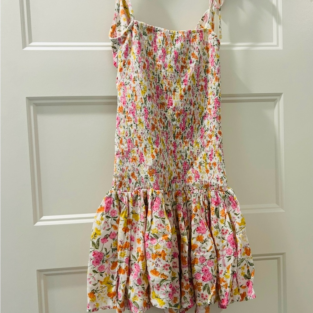 Floral Sundress with Pink and Yellow Accents - Picture 2 of 2